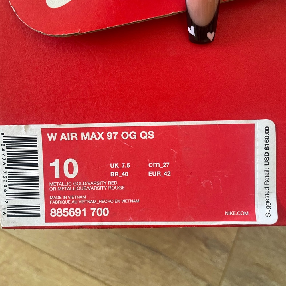 Gold air max 97 - Picture 4 of 4